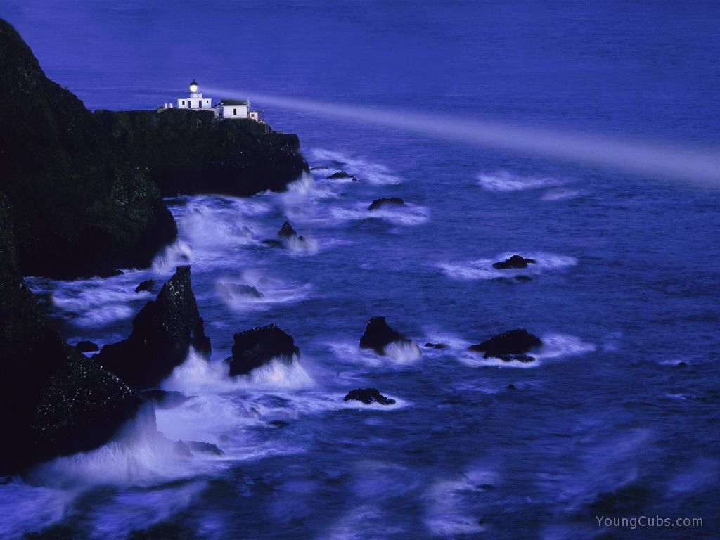 Majestic Beacon of Light, Point Bonita Lighthouse, Marin County, California